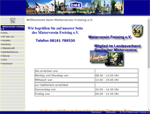 Tablet Screenshot of mieterverein-freising.de